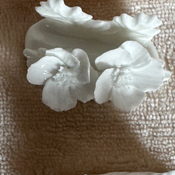 Handmade Coalport Fine Bone China Place Name Card Holder Mixed Floral Lot of 11 - Picture 5 of 9